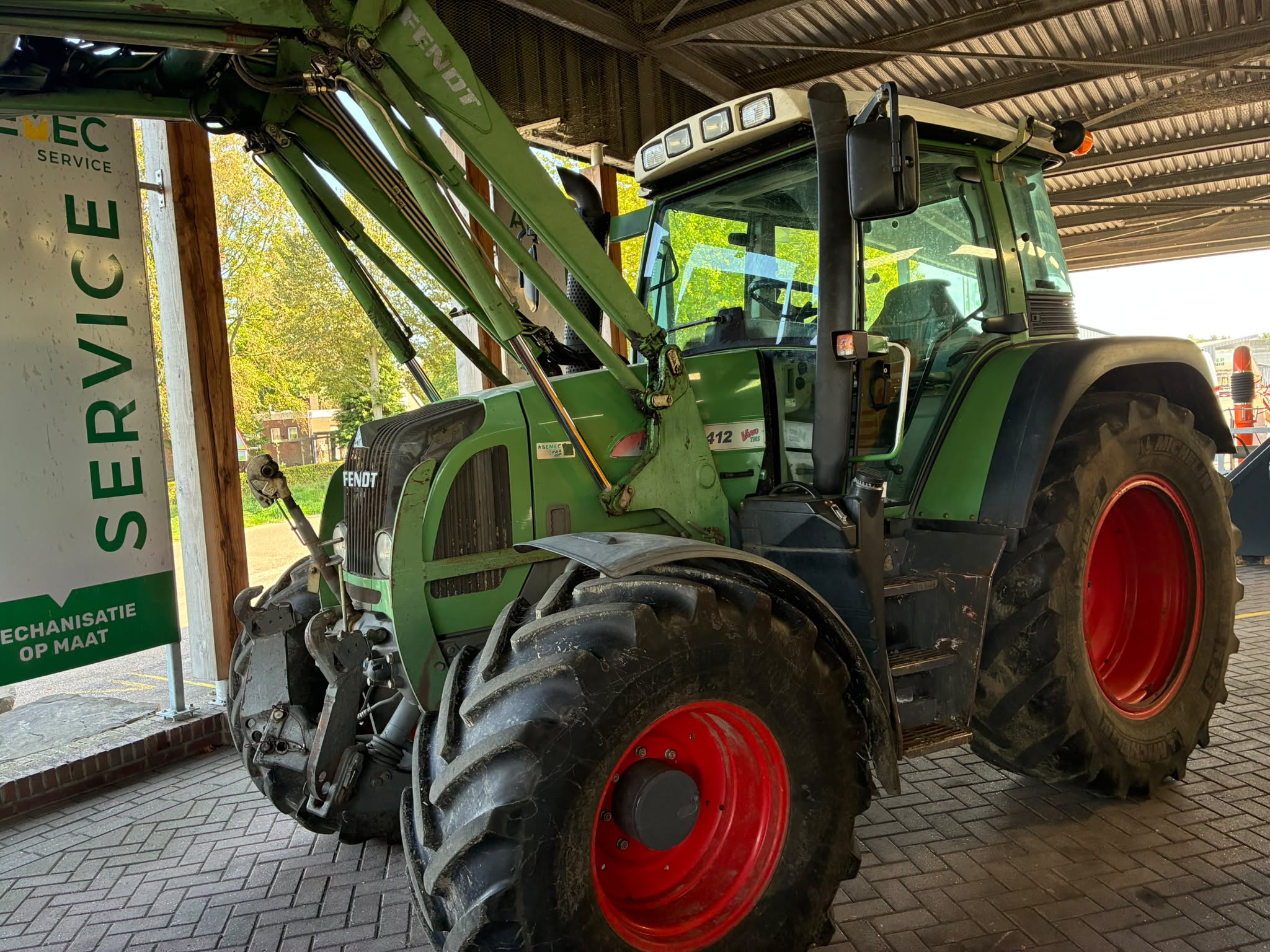 Fendt 412 tms + frontlader